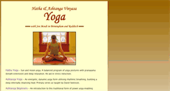 Desktop Screenshot of birmingham-yoga4u.co.uk