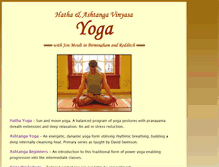 Tablet Screenshot of birmingham-yoga4u.co.uk
